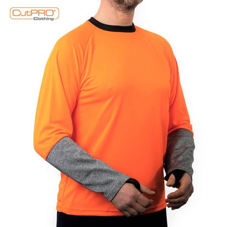 Top with Crew Neck and Forearm Protection | CutPRO®